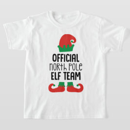 Offizieller Nordpol Elf-Team Weihnachten T-Shirt
