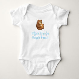 Offizieller Opa Snuggle Partner, Baby Boy, Funny Baby Strampler
