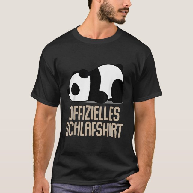 Offizieller Panda Bear Sleep Panda Bär T-Shirt (Vorderseite)