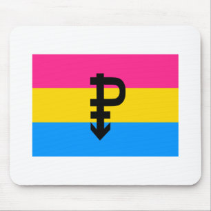 OFFIZIELLER PANSEXUELLER FLAG MOUSEPAD