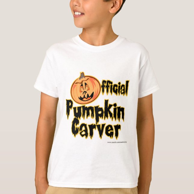 Offizieller Pumpkin Carver Halloween T-Shirt (Vorderseite)