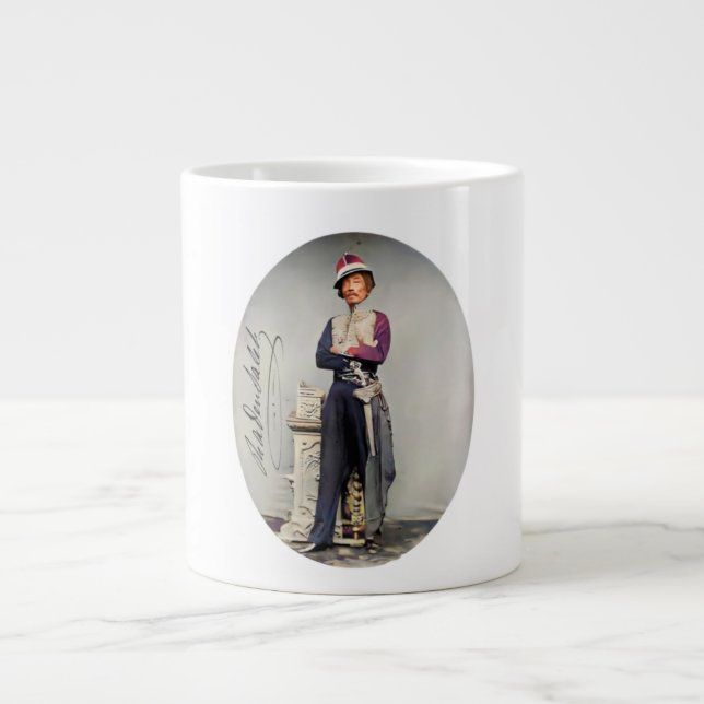 Offizieller Raden Saleh® Kaffeebecher Jumbo-Tasse (Vorderseite)