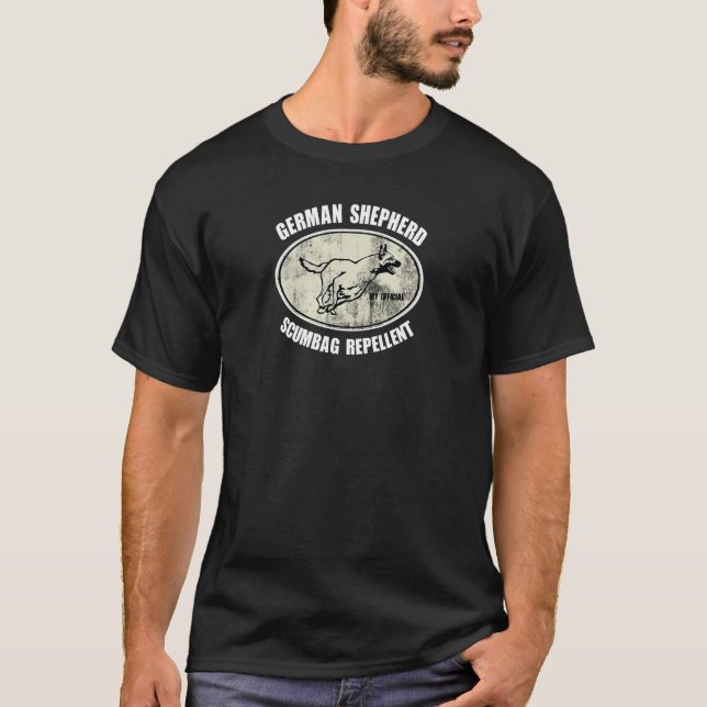 Offizieller Schäfer Abwehrmittel T-Shirt (Vorderseite)