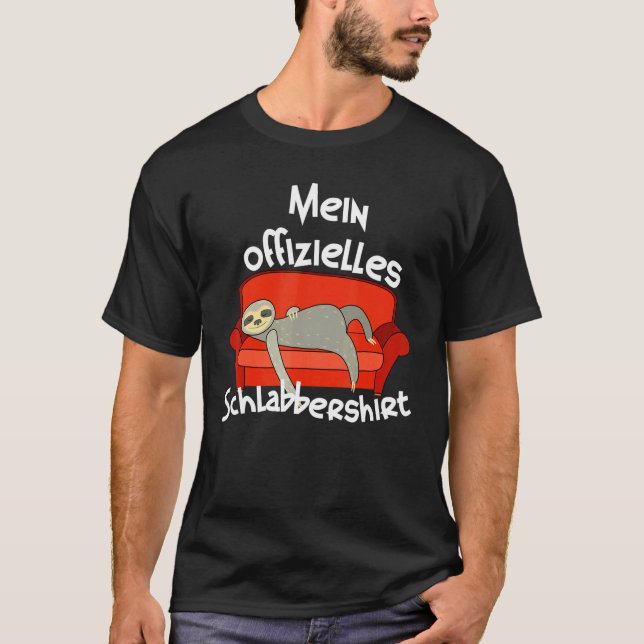 Offizieller Schlaf komfortabel T-Shirt (Vorderseite)