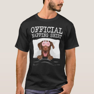 Offizieller schlummernder schlafender brauner Labr T-Shirt