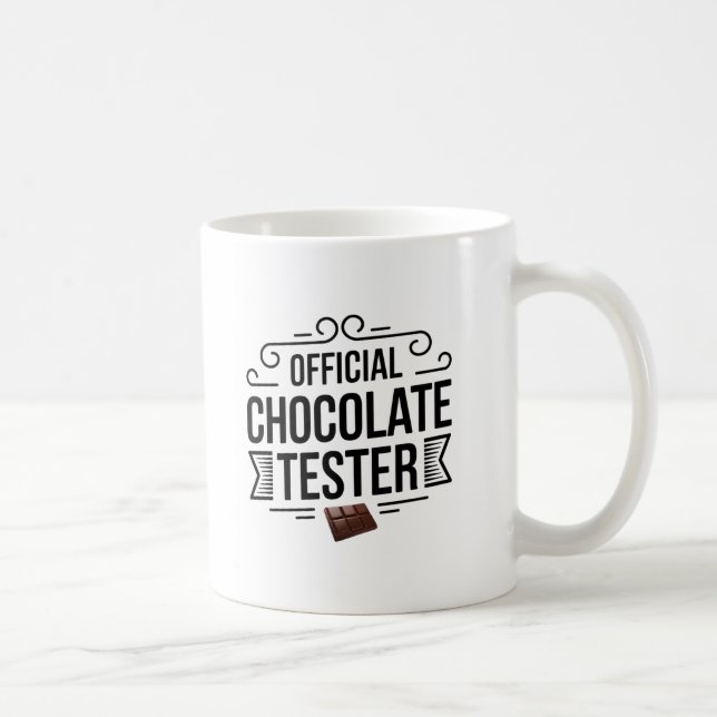 Offizieller Schokoladentester  Kaffeetasse (Rechts)