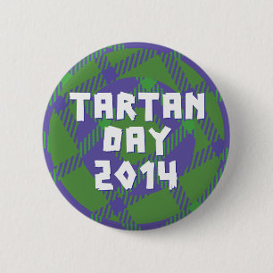 Offizieller Tartan-Tagesknopf 2014 Button