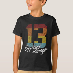 Offizieller Teenager 13. Geburtstag 13 Jahre Alte  T-Shirt