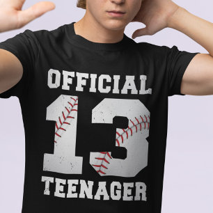 Offizieller Teenager 13. Geburtstag Baseball 13 Ja T-Shirt