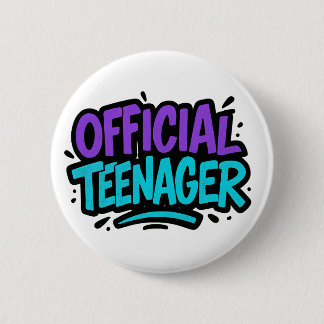 Offizieller Teenager - 13. Geburtstag für Teenager Button