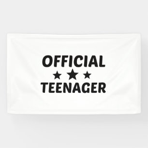 OFFIZIELLER TEENAGER BANNER