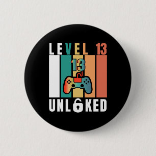 Offizieller Teenager Level 13 freigeschaltet Gebur Button