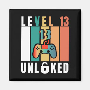 Offizieller Teenager Level 13 freigeschaltet Gebur Magnet