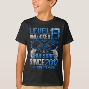 Offizieller Teenager Level 13 freigeschaltete Gesc T-Shirt