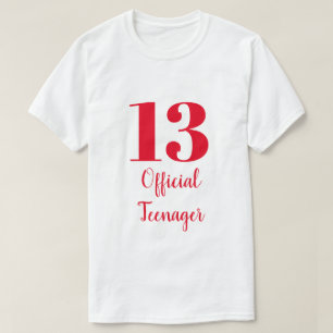 Offizieller Teenager zum 13. Geburtstag T-Shirt