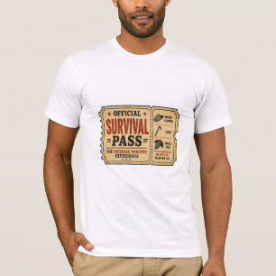 Offizieller Überlebensausweis Nigerianische Eltern T-Shirt