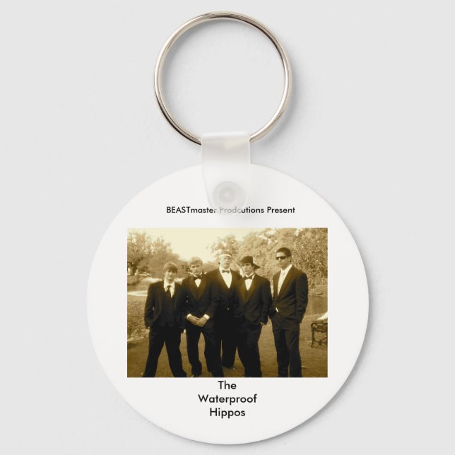 Offizieller wasserfester Hippos-Schlüsselanhänger Schlüsselanhänger (Vorderseite)