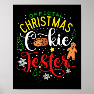 Offizieller Weihnachtsplätzchentester Verkoster Kö Poster