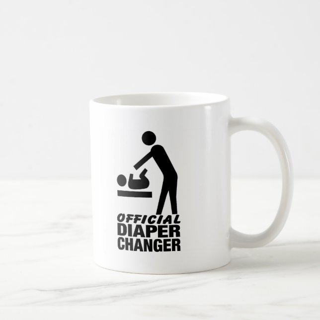 Offizieller Windel-Wechsler Tasse (Rechts)