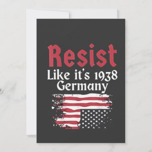 Offizieller Wohnsitz wie 1938 Deutschland Resist Dankeskarte