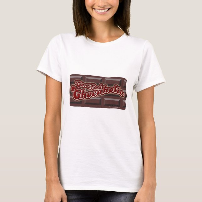 Offizieller zertifizierter Chocaholic T-Shirt (Vorderseite)