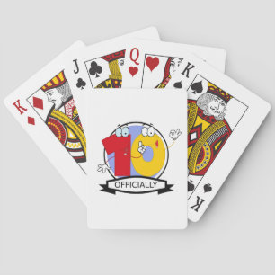 Offizielles 10-Geburtstagslogo Spielkarten