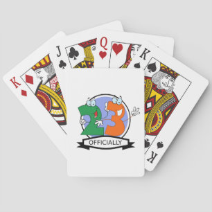 Offizielles 23-Geburtstagslogo Spielkarten