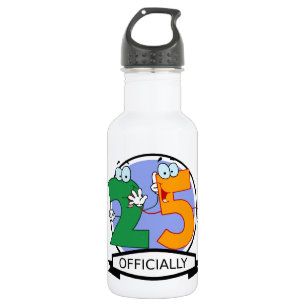 Offizielles 25-Geburtstagslogo Trinkflasche