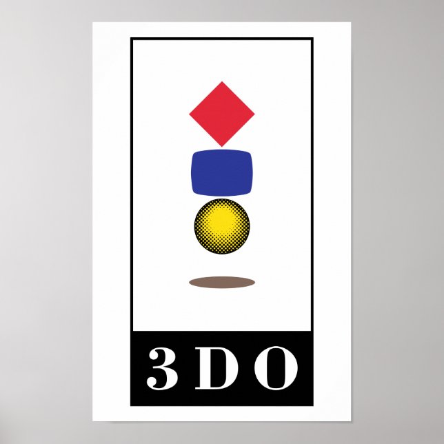 Offizielles 3DO Logo-Poster Poster (Vorne)