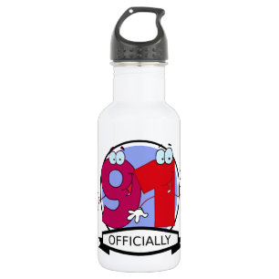 Offizielles 91. Geburtstagsbanner Edelstahlflasche