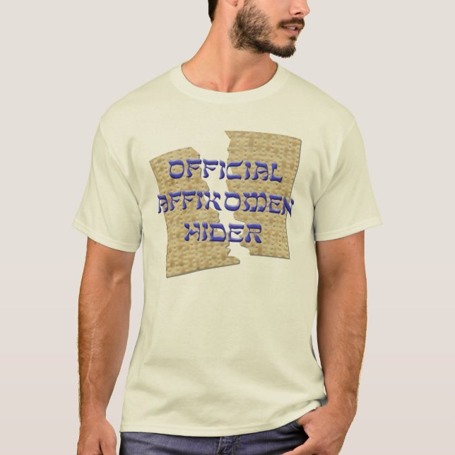 Offizielles Affikomen Hider T-Shirt (Vorderseite)