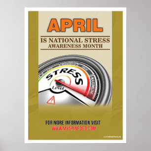 Offizielles April-Druck-Bewusstseins-Monats-Plakat Poster