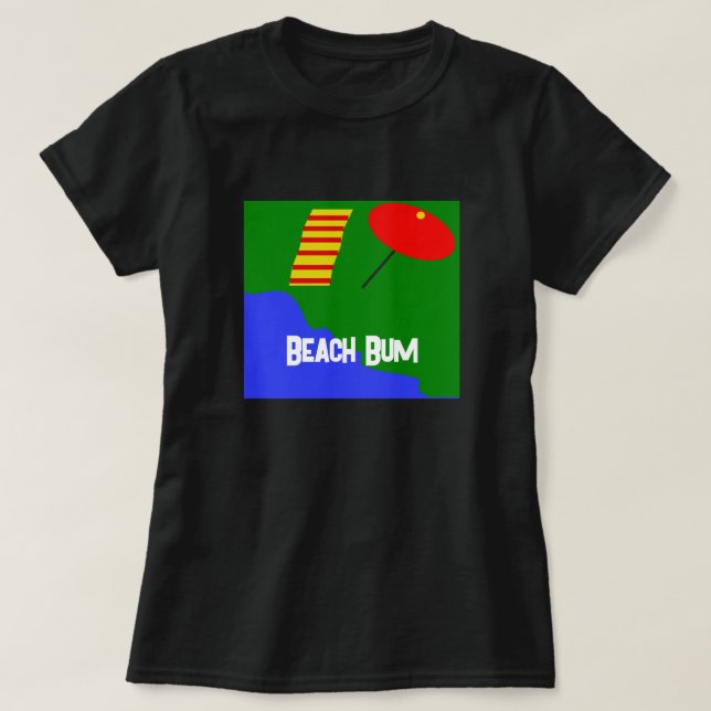 Offizielles "Beach Bum"-T-Shirt T-Shirt (Design vorne)