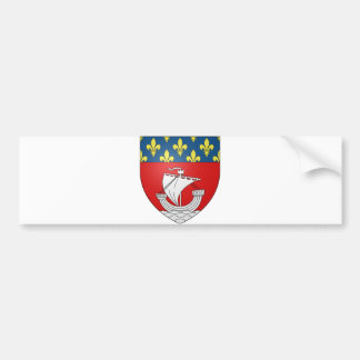 Offizielles Blason Paris Mantel-Wappenkunde-Symbol Autoaufkleber