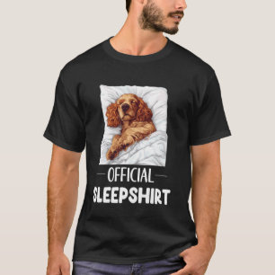 Offizielles Cocker Spaniel Schlafshirt Süßer Hunde T-Shirt