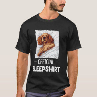 Offizielles Cocker Spaniel Schlafshirt Süßer Hunde T-Shirt