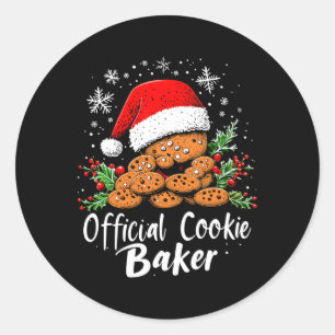Offizielles Cookie Ker Shirt Erwachsene Kinder Män Runder Aufkleber