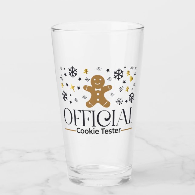 Offizielles Cookie Tester Glass Glas (Vorderseite)