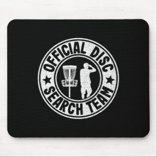 Offizielles Disc Search Team Logo Frisbee Golf Lus Mousepad