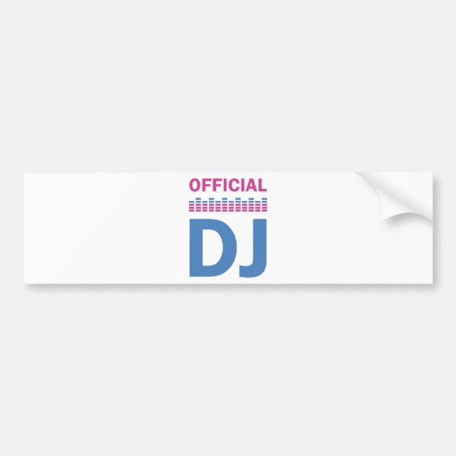 offizielles DJ Autoaufkleber (Vorne)