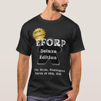 Offizielles EFORP 2025 Schwarzes Mainboard T-Shirt