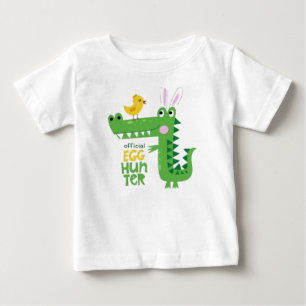Offizielles Ei-Jäger-Süßer-Dinosaurier-Baby-T-Shir Baby T-shirt