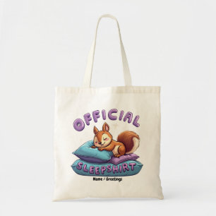 Offizielles Eichhörnchen Schlaf Süß & Lustig Schlu Tragetasche