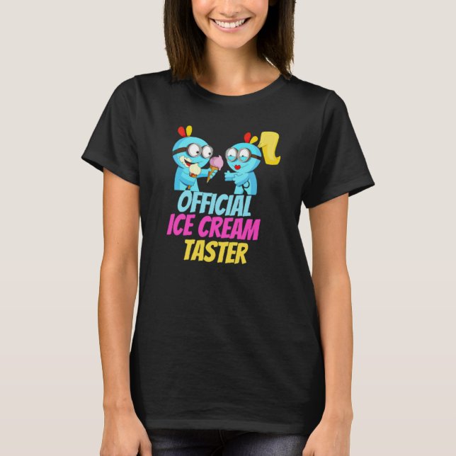Offizielles Eiscreme-Taster T-Shirt (Vorderseite)