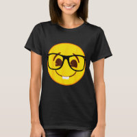 Offizielles Emoji Nerd Gles Gelbes Smiley-Gesicht