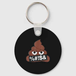 Offizielles Emoji Poop Zensiertes Gelbes Smiley-Ge Schlüsselanhänger