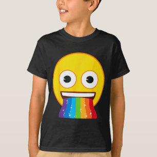 Offizielles Emoji Regenbogen-Mund Gelbes Lächeln G T-Shirt