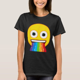 Offizielles Emoji Regenbogen Mund Gelbes Lächeln G T-Shirt