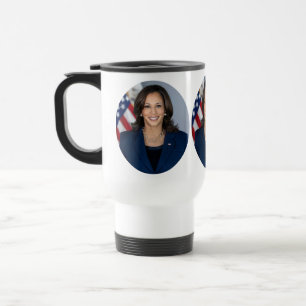 Offizielles Foto von Vizepräsidentin Kamala Harris Reisebecher