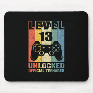 Offizielles Geschenk zum 13. Geburtstag Teenager L Mousepad